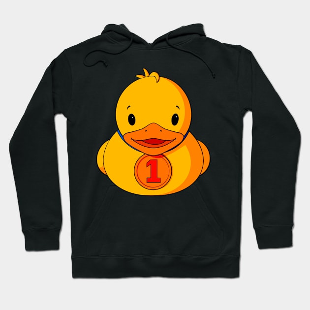 Olympic Rubber Duck Hoodie by Alisha Ober Designs